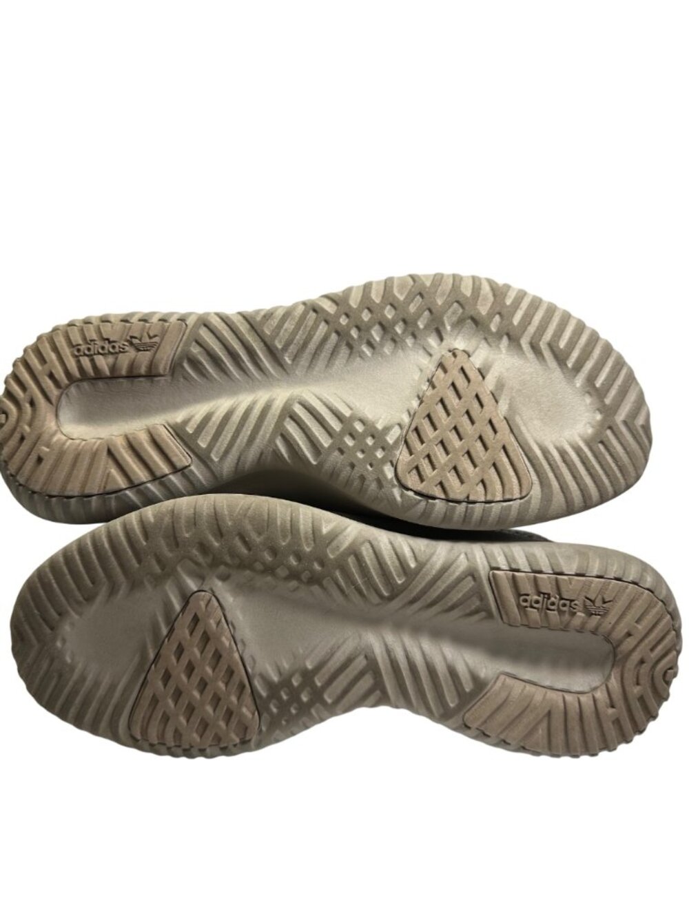 Adidas Tubular Beige/Gray Knit Running Shoes Size Mens 4.5 Ladies 6.5 Athletic - Picture 9 of 15